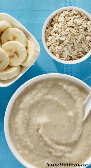 Instant Pot Baby Food - Banana Oatmeal