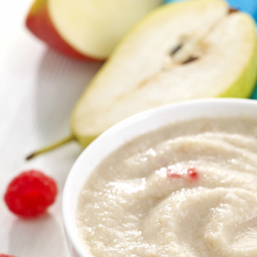 Instant Pot Baby Food - Apple Pear Raspberry Cereal